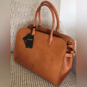 Claudia Firenze Viral The Row Margaux Style Bag In Leather